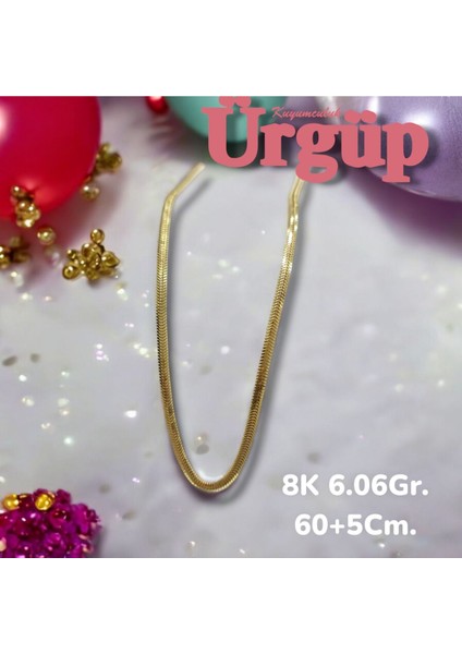 8 Ayar 6.06 GramAltın Ince Balıksırtı Zincir