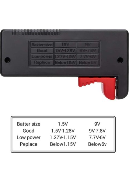 BT-168 Pro Pil Test Cihazı Aa Aaa C D 9V 18650 16340 14500 10440 1.2V 1.5V 3V 3.7V 4.8V Dijital Ölçü Aleti Voltmetre Akü Voltaj Göstergesi indirimleri