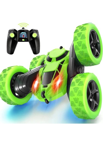 Rc Stunt Car Çocuk Çift Taraflı Flip 2.4g Uzaktan Kumanda 360 Derece Dönüş Off Road Drift Rc Araba Çocuklar Yetişkinler Erkekler Için Hediyeler (Yurt Dışından)