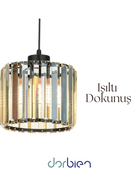 FZ-7520-T2-BSY Siyah Boyalı Modern Avize