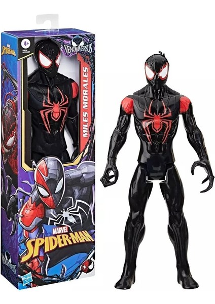 Marvel Spider-Man Venom Vs Titan Hero Series Miles Morales Aksiyon Figürü