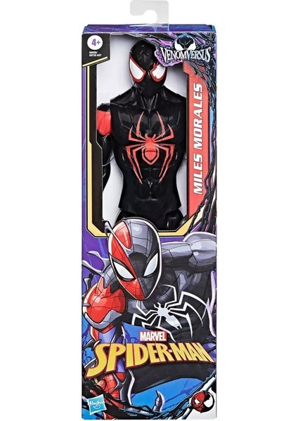 Marvel Spider-Man Venom Vs Titan Hero Series Miles Morales Aksiyon Figürü