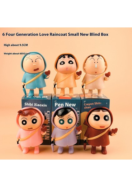 Crayon Shin-Chan Komple Model Süs Seti Anime Hediye Bebekleri (Yurt Dışından)