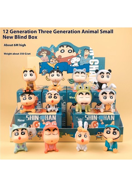 Crayon Shin-Chan Komple Model Süs Seti Anime Hediye Bebekleri (Yurt Dışından)