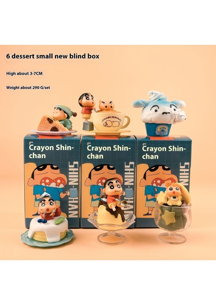 Crayon Shin-Chan Komple Model Süs Seti Anime Hediye Bebekleri (Yurt Dışından)