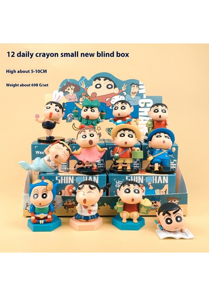 Crayon Shin-Chan Komple Model Süs Seti Anime Hediye Bebekleri (Yurt Dışından)