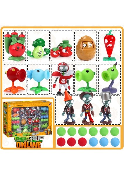 Plants Vs Zombies Oyuncak Figürleri Komple Hediye Seti (Yurt Dışından)