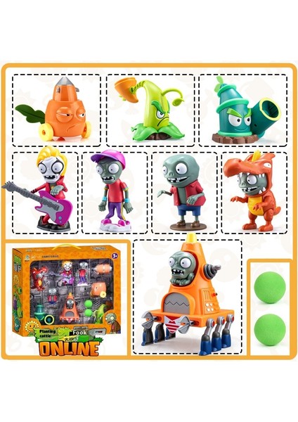 Plants Vs Zombies Oyuncak Figürleri Komple Hediye Seti (Yurt Dışından)