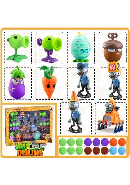 Plants Vs Zombies Oyuncak Figürleri Komple Hediye Seti (Yurt Dışından)