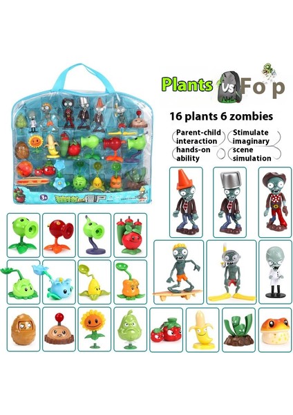Plants Vs Zombies Oyuncakları Komple Çizgi Film Bebek Hediye Seti (Yurt Dışından)