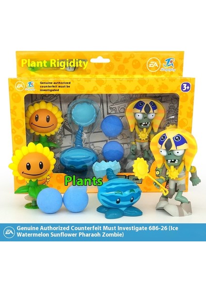 Plants Vs Zombies Oyuncakları Komple Hediye Seti Çıkarılabilir Model (Yurt Dışından)