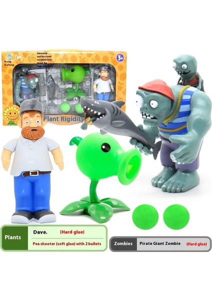 Plants Vs Zombies Oyuncakları Komple Hediye Seti Çıkarılabilir Model (Yurt Dışından)