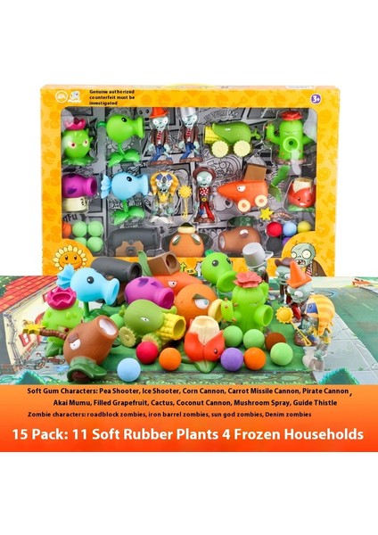Plants Vs Zombies Oyuncakları Komple Anime Model Seti (Yurt Dışından)