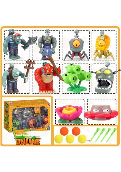 Plants Vs Zombies Oyuncak Figürleri Komple Hediye Seti (Yurt Dışından)