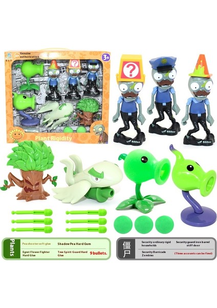 Plants Vs Zombies Oyuncakları Komple Hediye Seti Çıkarılabilir Model (Yurt Dışından)