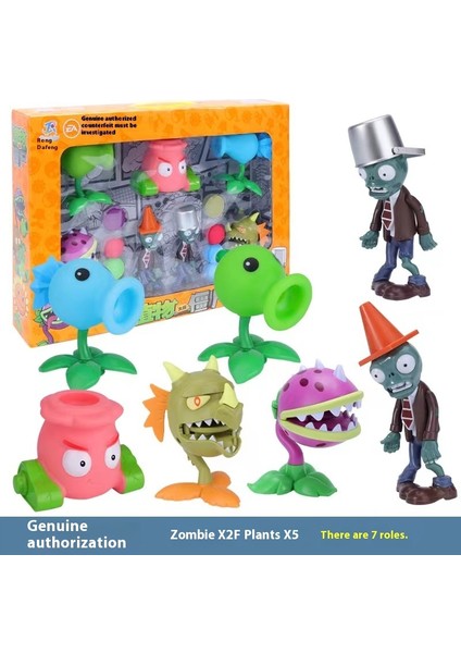 Plants Vs Zombies Oyuncakları Komple Hediye Seti Çıkarılabilir Model (Yurt Dışından)
