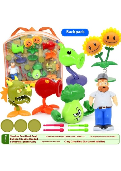 Plants Vs Zombies Oyuncakları Komple Hediye Seti Çıkarılabilir Model (Yurt Dışından)