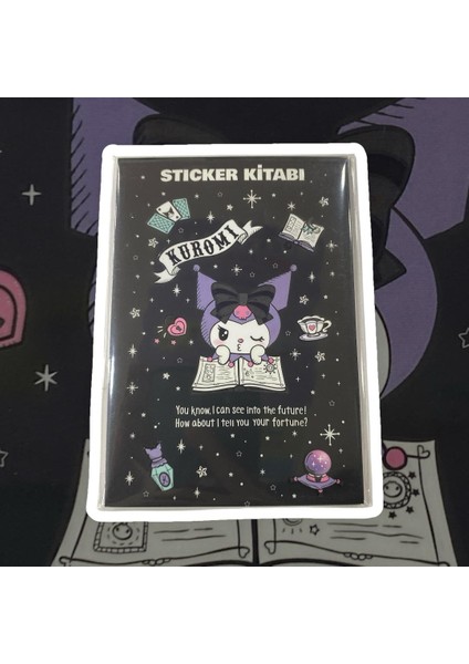 Mini Kuromi Sticker Kitabı Sticker Albüm Hello Kitty Albüm 16 Sayfa