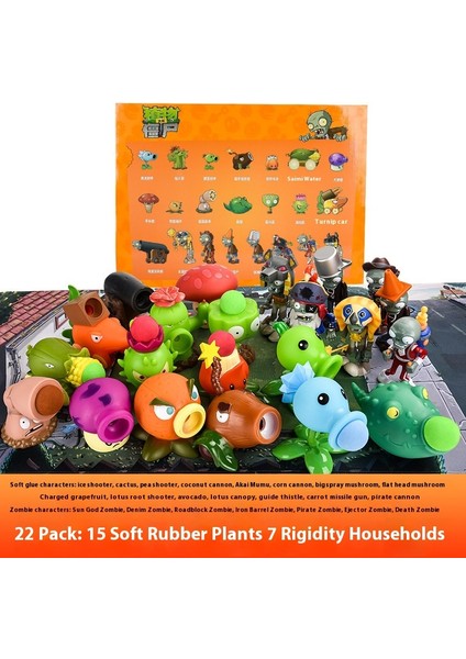 Plants Vs Zombies Oyuncakları Komple Anime Model Seti (Yurt Dışından)