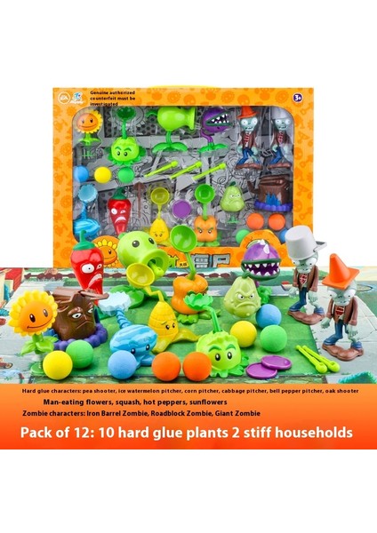 Plants Vs Zombies Oyuncakları Komple Anime Model Seti (Yurt Dışından)
