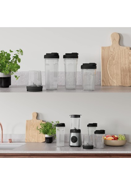 Kahve Öğütücülü Smoothie Blender, 350W, Paslanmaz Çelik, Çoklu Hız ve Darbe Fonksiyonu Sporcuların Tercihi Smoothie Blender, Doğrayıcı, Kahve Değirmeni fırsatları