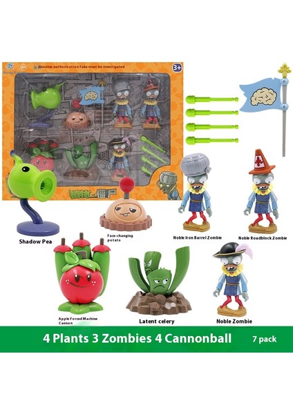Plants Vs Zombies Oyuncakları Komple Anime Model Seti (Yurt Dışından)