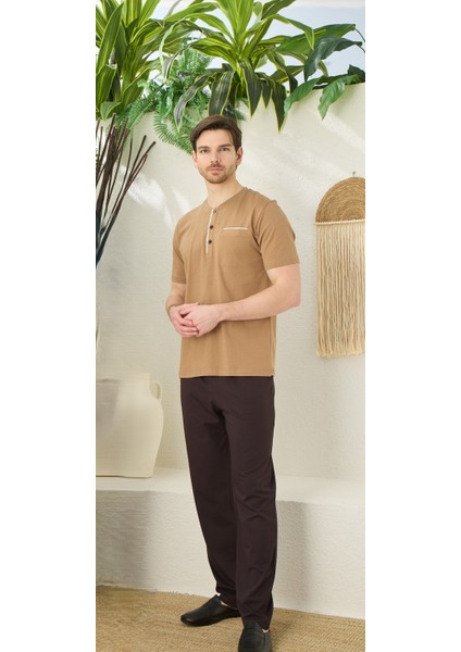 Elitepoint Erkek Kısa Kollu Pijama Takımı 1527