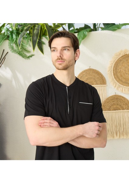 Elitepoint Erkek Kısa Kollu Pijama Takımı 1527