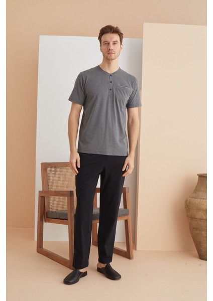 Elitepoint Erkek Kısa Kollu Pijama Takımı 1527 fiyatları