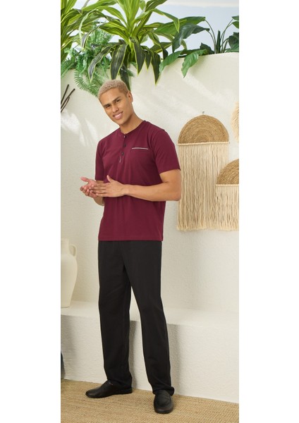 Elitepoint Erkek Kısa Kollu Pijama Takımı 1527