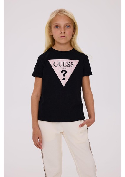 Bg Store Kız Çocuk Siyah Tshirt
