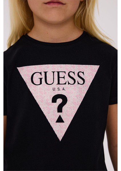 Bg Store Kız Çocuk Siyah Tshirt