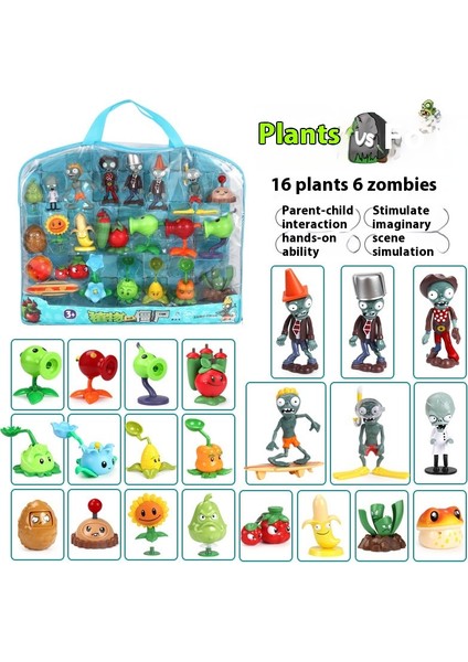 Plants Vs Zombies Oyuncak Figürleri Komple Hediye Seti (Yurt Dışından)