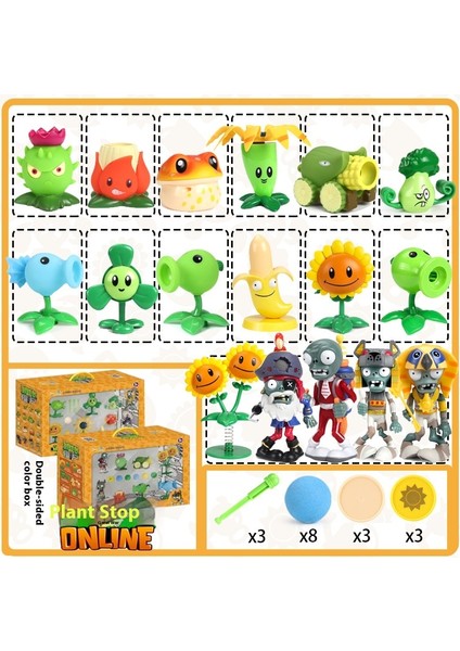 Plants Vs Zombies Oyuncak Figürleri Komple Hediye Seti (Yurt Dışından)