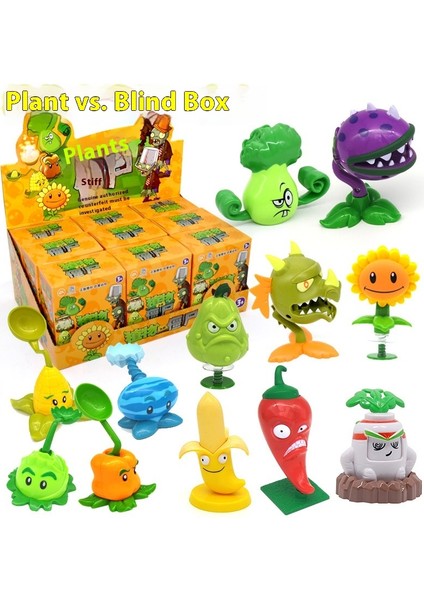 Plants Vs Zombies Oyuncakları Komple Hediye Seti Çıkarılabilir Model (Yurt Dışından)