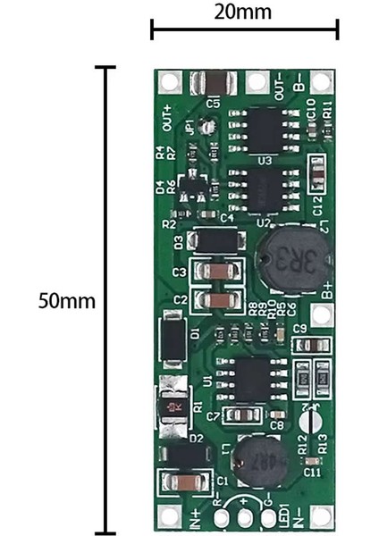Dc 12V Ups Modül 18650 3.7V Lion Pil Kesintisiz Acil Durum Güç Kaynağı Akü Otomatik Seçim Yük Kapanma Önleyici Koruma Kartı modelleri