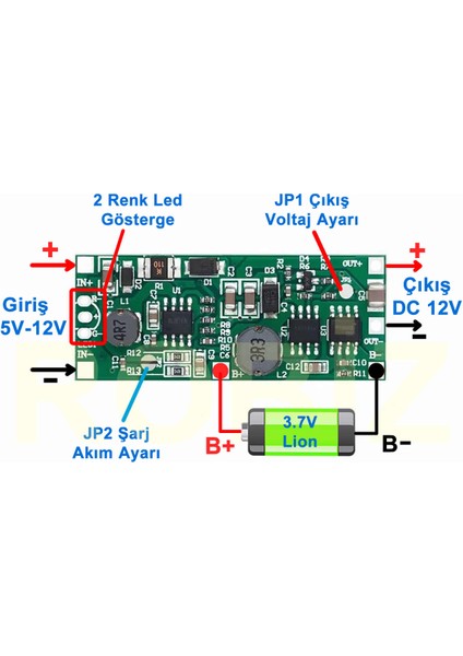 Dc 12V Ups Modül 18650 3.7V Lion Pil Kesintisiz Acil Durum Güç Kaynağı Akü Otomatik Seçim Yük Kapanma Önleyici Koruma Kartı indirimleri