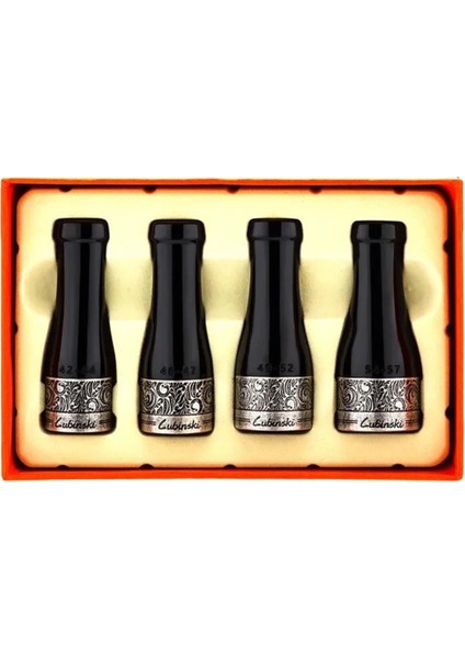 4'lü 4 Boy Puro Ağızlığı Siyah-Gümüş (42-57 Ring)