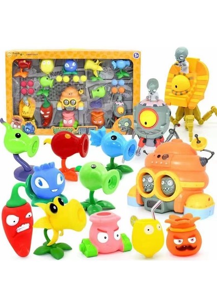 Plants Vs Zombies Oyuncakları Komple Çizgi Film Bebek Hediye Seti (Yurt Dışından)