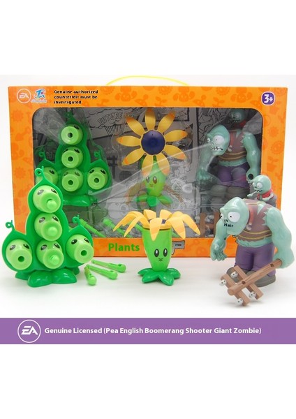 Plants Vs Zombies Oyuncakları Komple Hediye Seti Çıkarılabilir Model (Yurt Dışından)