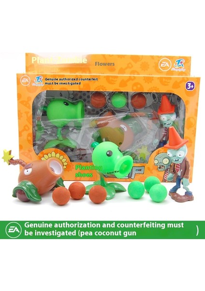 Plants Vs Zombies Oyuncakları Komple Hediye Seti Çıkarılabilir Model (Yurt Dışından)