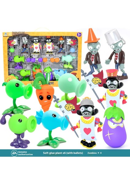 Plants Vs Zombies Oyuncakları Komple Hediye Seti Çıkarılabilir Model (Yurt Dışından)