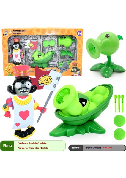 Plants Vs Zombies Oyuncakları Komple Hediye Seti Çıkarılabilir Model (Yurt Dışından)