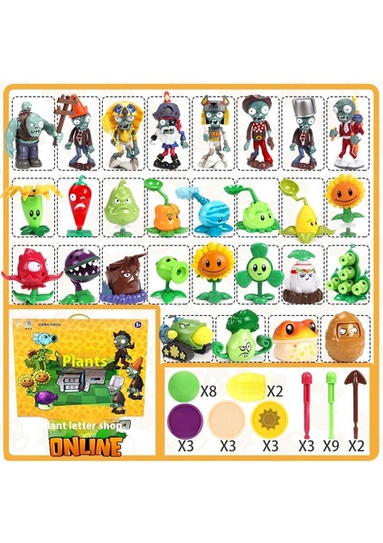 Plants Vs Zombies Oyuncak Figürleri Komple Hediye Seti (Yurt Dışından)
