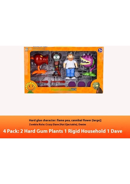 Plants Vs Zombies Oyuncakları Komple Anime Model Seti (Yurt Dışından)