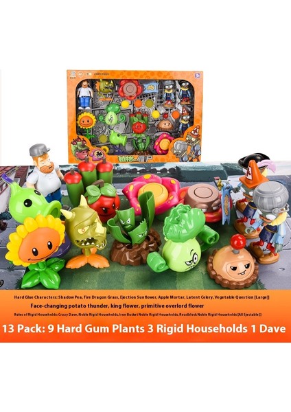 Plants Vs Zombies Oyuncakları Komple Anime Model Seti (Yurt Dışından)
