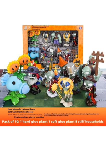 Plants Vs Zombies Oyuncakları Komple Anime Model Seti (Yurt Dışından)