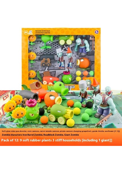 Plants Vs Zombies Oyuncakları Komple Anime Model Seti (Yurt Dışından)