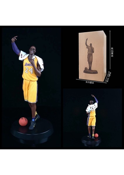 Nba Basketbol Yıldızı Kobe 1/6 Heykel Figür Kutulu Set (Yurt Dışından)