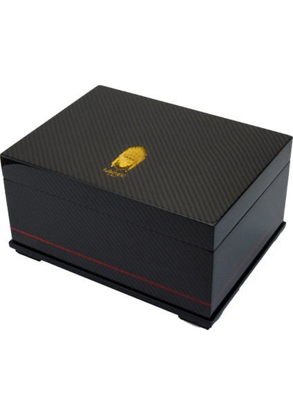 Carbon Puro Kutusu Humidor İspanyol Sedir 50s
